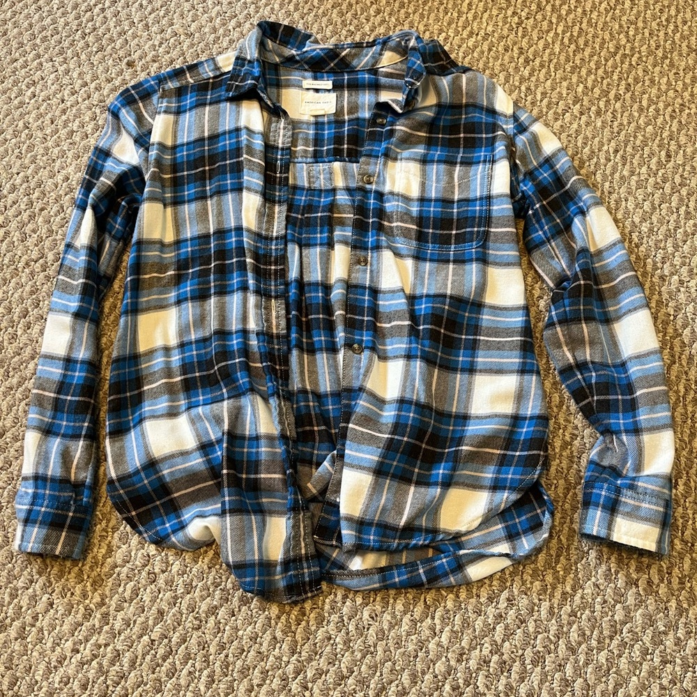 American eagle flannel; size small; ahh-mazingly soft